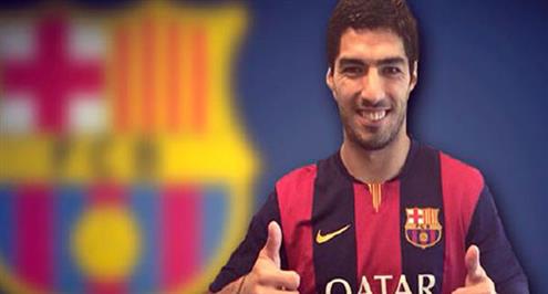 سواريز ينضم لتدريبات برشلونة لأول مرة..وتقديمه بكامب نو الاثنين